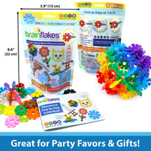 Load image into Gallery viewer, Bundle | 6 x 120 pc Brain Flakes Multicolor resealable pouches + Display | Save 30%
