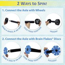 Load image into Gallery viewer, Brain Flakes Tube-Go - Wheels & Axles (8 sets)