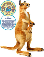 Load image into Gallery viewer, Kari The Kangaroo and Joey | 38 Inch Stuffed Animal Plush | By TigerHart Toys