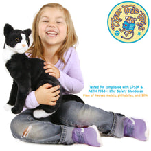 Load image into Gallery viewer, Tate The Tuxedo Cat | 14 Inch Stuffed Animal Plush | By TigerHart Toys
