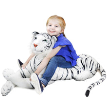 Load image into Gallery viewer, Timurova The White Tiger | 42 Inch Stuffed Animal Plush | By TigerHart Toys
