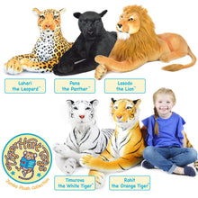 Load image into Gallery viewer, Lasodo The Lion | 39 Inch Stuffed Animal Plush | By TigerHart Toys