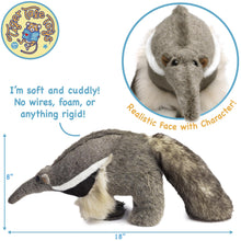 Load image into Gallery viewer, Arsenio The Anteater | 18 Inch Stuffed Animal Plush | By TigerHart Toys