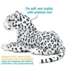 Load image into Gallery viewer, Sinovia The Snow Leopard - Squeeze Me! - 17 Inch Stuffed Animal Plush
