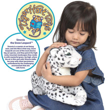 Load image into Gallery viewer, Sinovia The Snow Leopard - Squeeze Me! - 17 Inch Stuffed Animal Plush