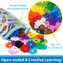 Load image into Gallery viewer, Brain Flakes Starter Set Multicolor (12 colors) - 120 Pieces - Resealable Pouch