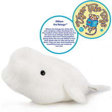 Load image into Gallery viewer, Billiam The Beluga | 15 Inch Stuffed Animal Plush | By TigerHart Toys