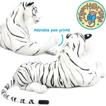 Load image into Gallery viewer, Timurova The White Tiger | 42 Inch Stuffed Animal Plush | By TigerHart Toys