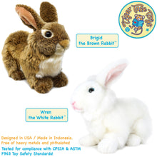 Load image into Gallery viewer, Wren The White Rabbit | 10 Inch Stuffed Animal Plush | By TigerHart Toys