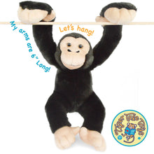 Load image into Gallery viewer, Chance The Chimpanzee | 15 Inch Stuffed Animal Plush | By TigerHart Toys