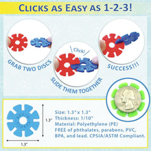 Load image into Gallery viewer, Brain Flakes 500 Piece Interlocking Plastic Disc Set
