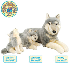 Load image into Gallery viewer, Winry The Wolf | 26 Inch Stuffed Animal Plush | By TigerHart Toys
