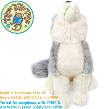 Load image into Gallery viewer, Wolcott The Wolf | 11 Inch Stuffed Animal Plush | By TigerHart Toys
