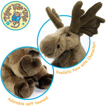 Load image into Gallery viewer, Martin The Moose | 9 Inch Stuffed Animal Plush | By TigerHart Toys
