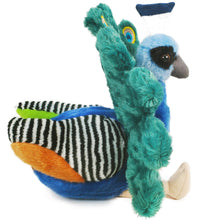 Load image into Gallery viewer, Pakhi The Peacock | 11 Inch Stuffed Animal Plush | By TigerHart Toys
