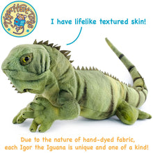 Load image into Gallery viewer, Igor The Iguana | 27 Inch Stuffed Animal Plush | By TigerHart Toys
