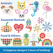 Load image into Gallery viewer, 15 in 1 Brain Flakes Building Instructions For Beginners | PRINTED BOOK
