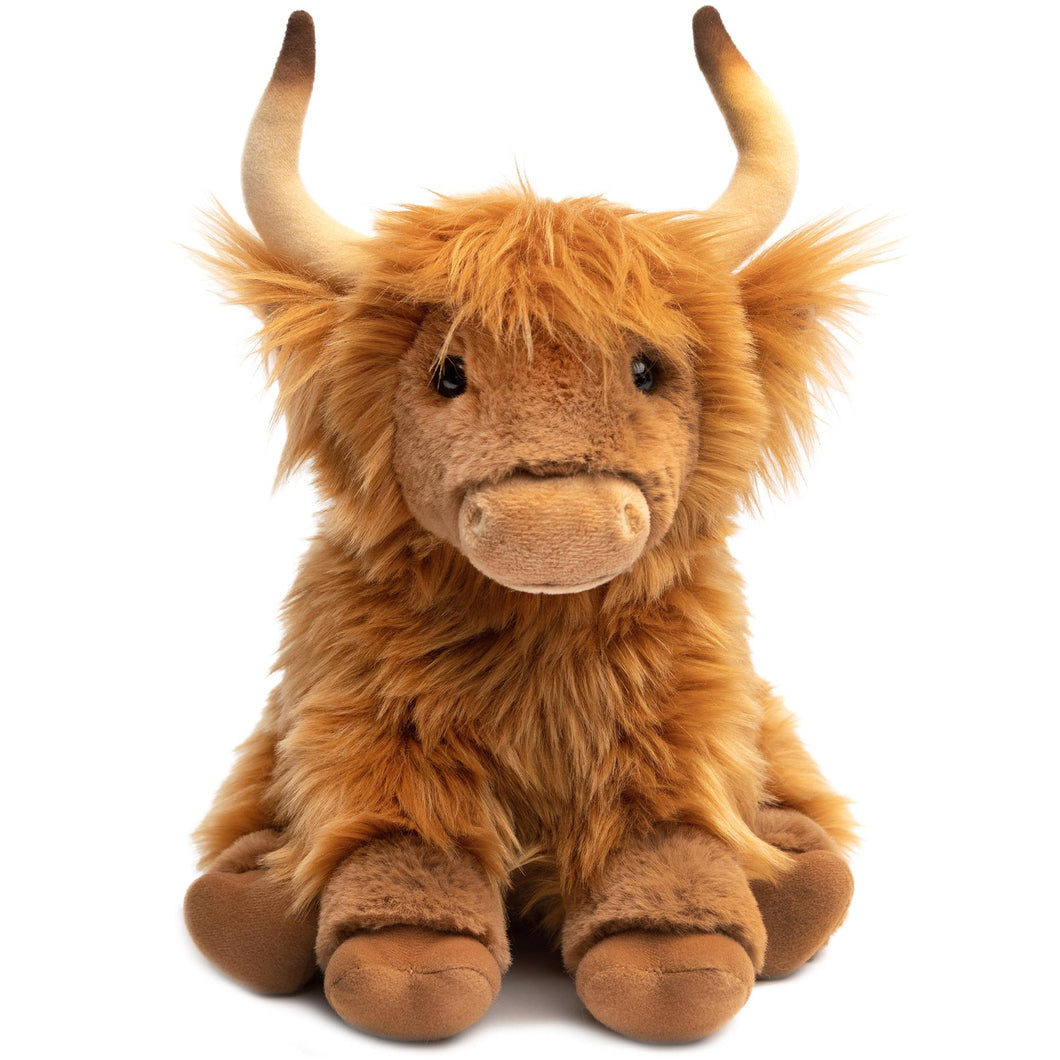 Henley The Highland Cow | 11.5 Inch Stuffed Animal Plush | By Tiger Tale Toys