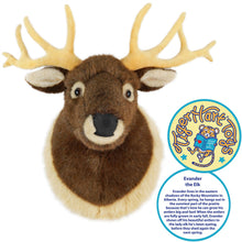 Load image into Gallery viewer, Evander The Elk Head | 25 Inch Stuffed Animal Plush | By TigerHart Toys
