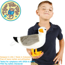 Load image into Gallery viewer, Seamus The Seagull | 12 Inch Stuffed Animal Plush | By TigerHart Toys
