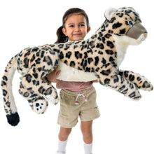 Load image into Gallery viewer, Sienna the Snow Leopard | 30 Inch Stuffed Animal Plush | By TigerHart Toys
