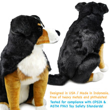 Load image into Gallery viewer, Bryson The Bernese Mountain Dog | 23 Inch Stuffed Animal Plush | By TigerHart Toys
