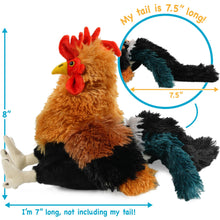 Load image into Gallery viewer, Riley The Rooster | 8 Inch Chicken Stuffed Animal Plush | By TigerHart Toys
