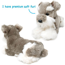 Load image into Gallery viewer, Siegfried The Schnauzer | 13 Inch Stuffed Animal Plush | By TigerHart Toys
