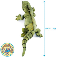 Load image into Gallery viewer, Igor The Iguana | 27 Inch Stuffed Animal Plush | By TigerHart Toys
