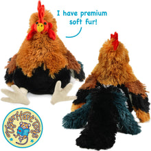 Load image into Gallery viewer, Riley The Rooster | 8 Inch Chicken Stuffed Animal Plush | By TigerHart Toys
