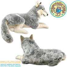 Load image into Gallery viewer, Winry The Wolf | 26 Inch Stuffed Animal Plush | By TigerHart Toys
