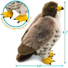 Load image into Gallery viewer, TigerHart Percival The Peregrine Falcon - 9 Inch Stuffed Animal Plush
