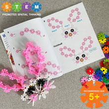 Load image into Gallery viewer, 15 in 1 Brain Flakes Building Instructions For Beginners | PRINTED BOOK
