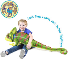 Load image into Gallery viewer, Ahmed The Chameleon | 46 Inch Stuffed Animal Plush | By TigerHart Toys
