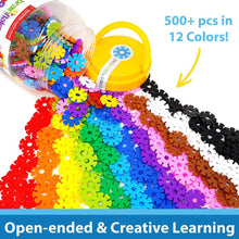 Load image into Gallery viewer, Brain Flakes 500 Piece Interlocking Plastic Disc Set
