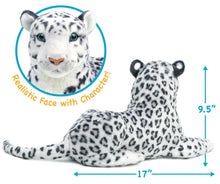 Load image into Gallery viewer, Sinovia The Snow Leopard - Squeeze Me! - 17 Inch Stuffed Animal Plush
