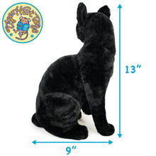 Load image into Gallery viewer, Boone The Black Cat | 13 Inch Stuffed Animal Plush | By TigerHart Toys
