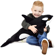 Load image into Gallery viewer, Octavius The Orca Blackfish | 28 Inch Stuffed Animal Plush | By TigerHart Toys
