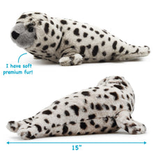 Load image into Gallery viewer, Simona The Spotted Seal | 15 Inch Stuffed Animal Plush | By TigerHart Toys
