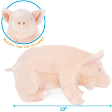 Load image into Gallery viewer, Perla The Pig | 11 Inch Stuffed Animal Plush | By TigerHart Toys
