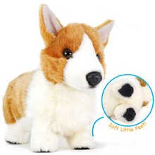 Load image into Gallery viewer, Carlotta The Corgi | 14 Inch Stuffed Animal Plush | By TigerHart Toys
