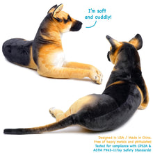 Load image into Gallery viewer, Hilde The German Shepherd | 34 Inch Stuffed Animal Plush | By TigerHart Toys
