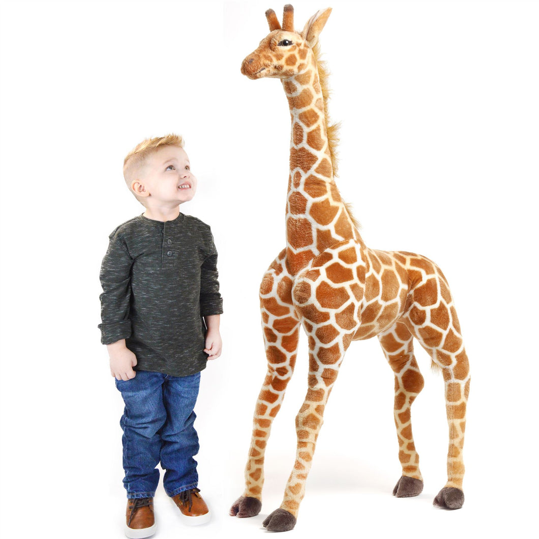 Jani The Savannah Giraffe | 52 Inch Stuffed Animal Plush | By TigerHart Toys