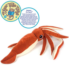 Load image into Gallery viewer, Shubert The Squid | 34 Inch Stuffed Animal Plush | By TigerHart Toys
