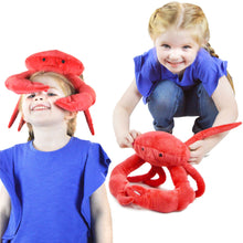 Load image into Gallery viewer, Cora The Crab | 18 Inch Stuffed Animal Plush | By TigerHart Toys
