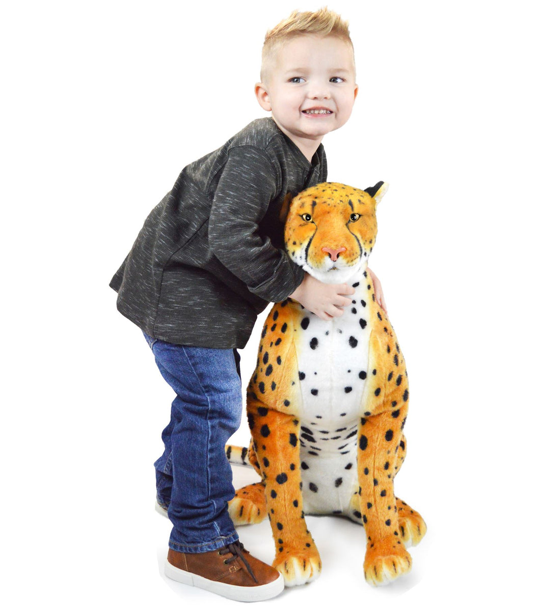 Cecil The Cheetah | 26 Inch Stuffed Animal Plush | By TigerHart Toys