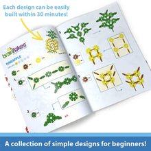 Load image into Gallery viewer, 15 in 1 Brain Flakes Building Instructions For Beginners | PRINTED BOOK
