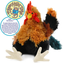 Load image into Gallery viewer, Riley The Rooster | 8 Inch Chicken Stuffed Animal Plush | By TigerHart Toys
