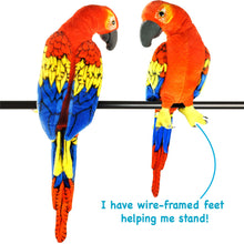 Load image into Gallery viewer, Miguelita The Macaw | 22 Inch Stuffed Animal Plush | By TigerHart Toys
