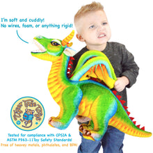 Load image into Gallery viewer, Drevnar The Dragon | 29 Inch Stuffed Animal Plush | By TigerHart Toys
